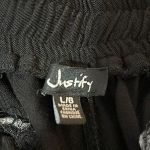 LL08 Justify Black Women's Jogger Pants - Picture 9 of 10
